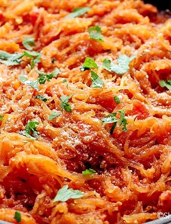 Marinara Spaghetti Squash Recipe