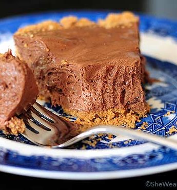 This Chocolate Candy Bar Pie recipe is a simple recipe for pie made with chocolate candy bars.