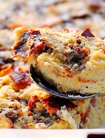 This easy Sausage Cheese Breakfast Casserole recipe is prepped ahead to make your morning prep a breeze. This is the perfect dish for breakfast or brunch!