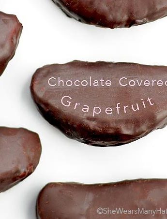 These Chocolate Covered Grapefruit treats are a great combination of fresh citrus and sweet chocolate. if you're a grapefruit fan, you'll love these!