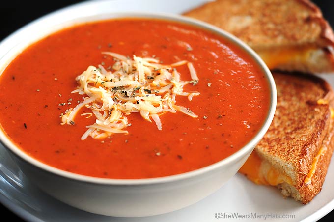 Quick and Easy Tomato Soup Recipe  She Wears Many Hats