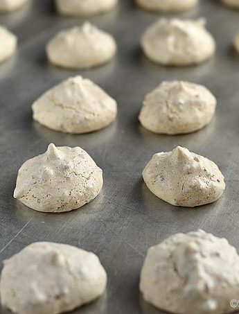 Pecan Meringue Cookies Recipe | shewearsmanyhats.com