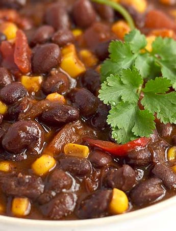 This bold and zesty Vegetarian Chili is quick and easy to put together, and the perfect meal for serving a crowd.