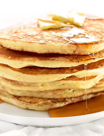 Breakfast is an essential part of the day, and when it involves pancakes, like these Yogurt Pancakes, it’s a tasty part too.