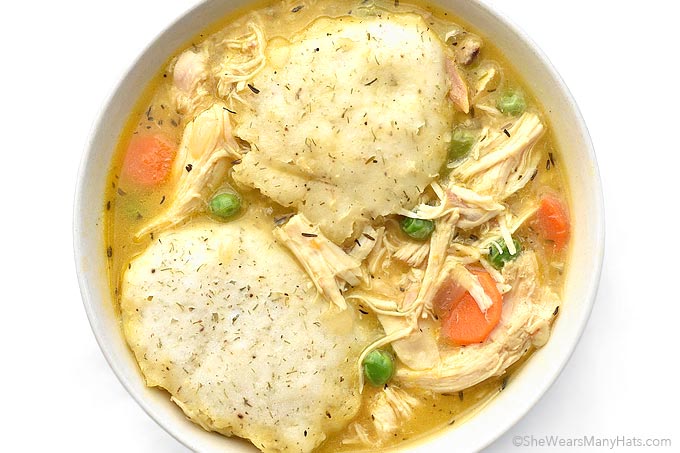 Image of home style chicken and dumplings