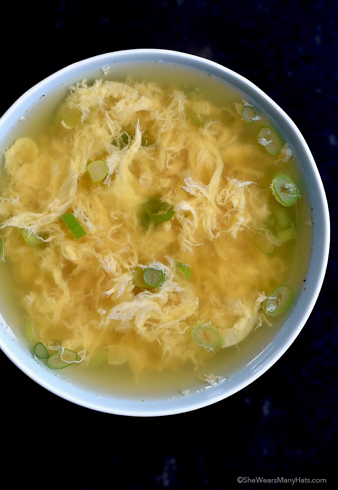 Quick and easy Egg Drop Soup Recipe