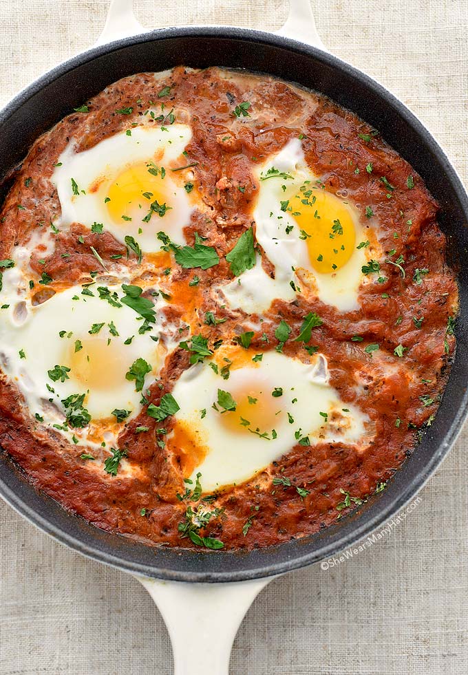 Eggs in Purgatory Recipe | She Wears Many Hats