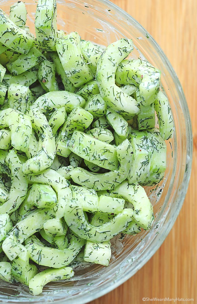 Cucumber Dill Greek Yogurt Salad Recipe