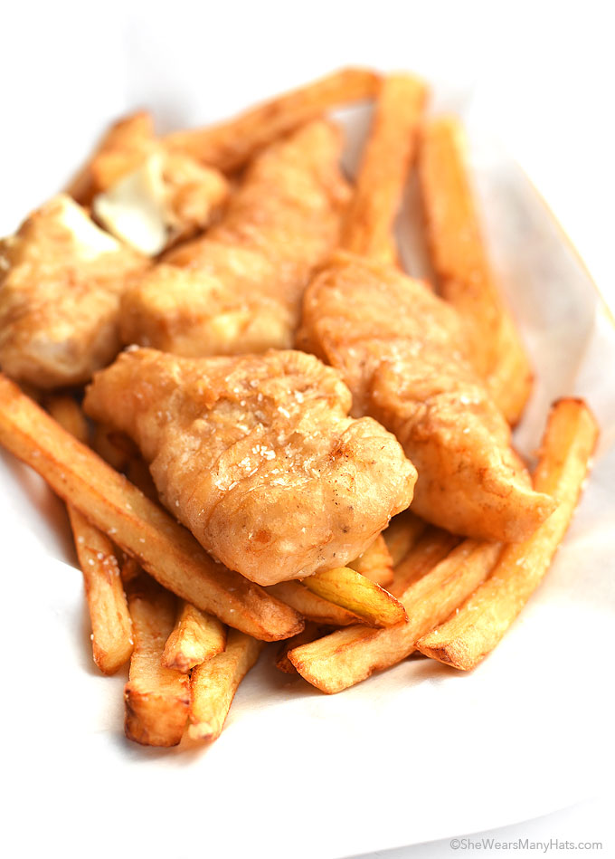 Beer Batter Fish and Chips Recipe | She Wears Many Hats