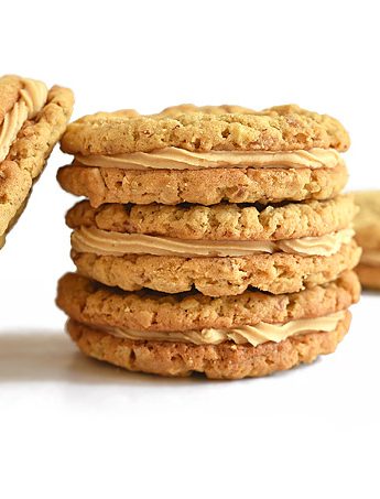 Almond Butter Cookies with Almond Butter Cream Filling Recipe