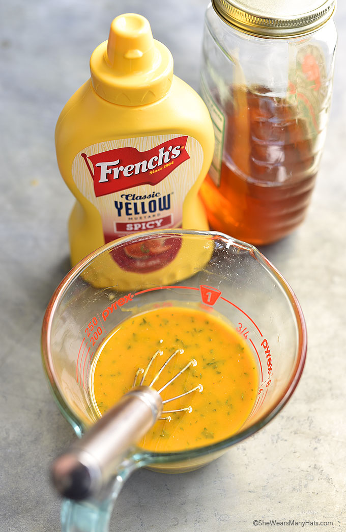 Spicy Honey Mustard Dressing Recipe | She Wears Many Hats