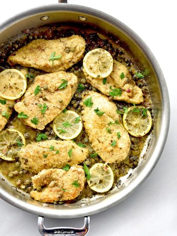 Chicken Piccata Recipe from shewearsmanyhats.com