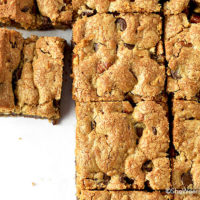 Brown Butter Pecan Chocolate Chip Cookie Bars Recipe