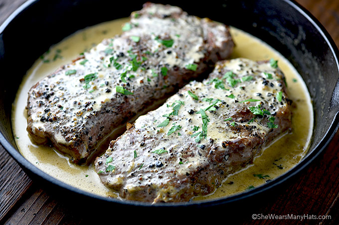 Porterhouse With Summer Au Poivre Sauce Recipe