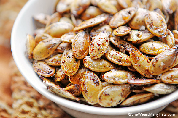 roasted pumpkin seeds