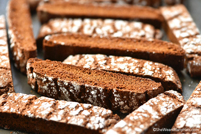 Gingerbread Biscotti Recipe - She Wears Many Hats