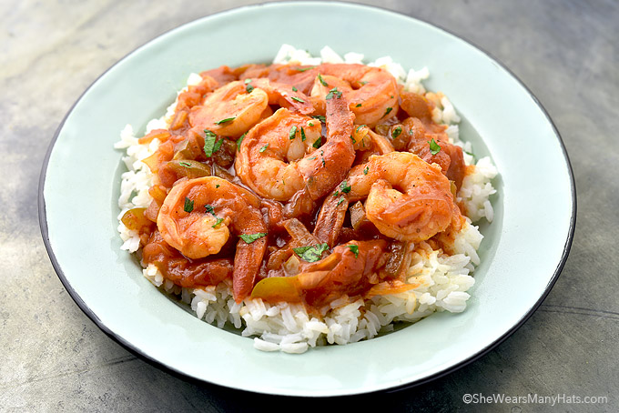 Shrimp Creole Recipe - She Wears Many Hats