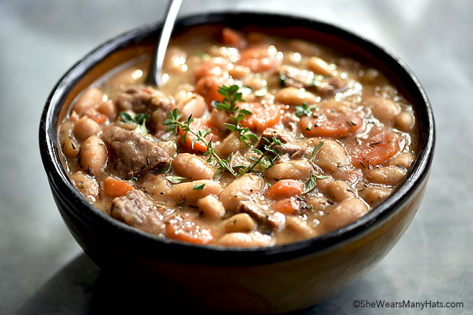 Beef And Bean Soup Recipe She Wears Many Hats