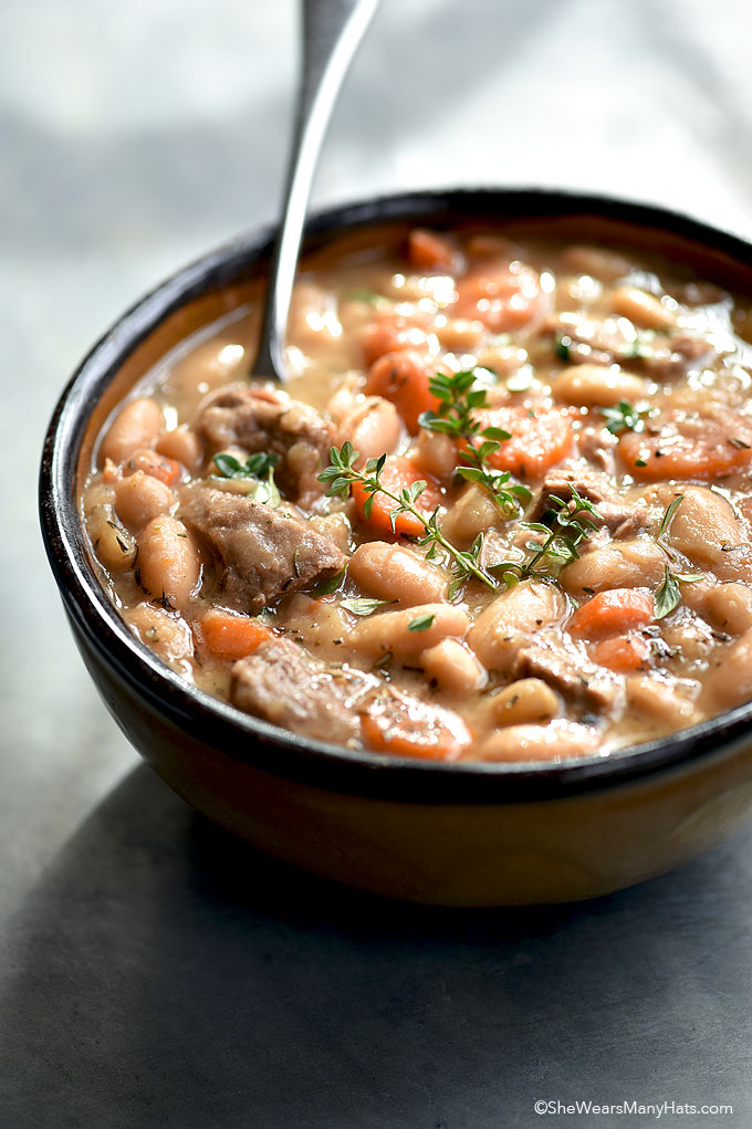 Beef And Bean Soup Recipe She Wears Many Hats