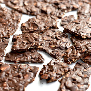 Dark Chocolate Toasted Almond Bark Recipe-image