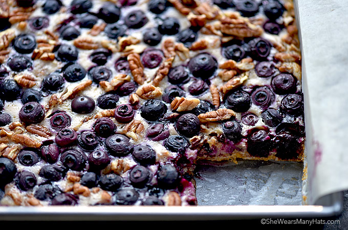 lemon blueberry squares