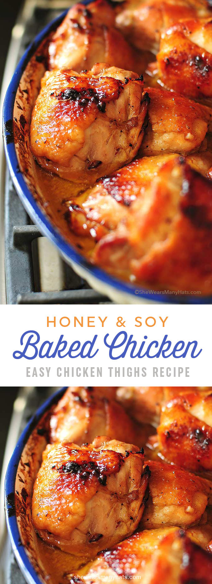 Honey Soy Baked Chicken Thighs Recipe