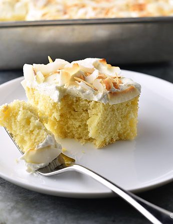 Perfect Coconut Sheet Cake Recipe | shewearsmanyhats.com