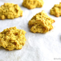Pumpkin Sage Drop Biscuits Recipe | shewearsmanyhats.com
