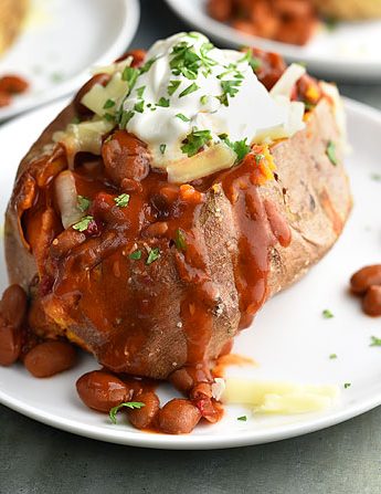 Easy Spicy Loaded Baked Potato Recipe