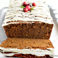 Homemade Gingerbread Loaf Recipe | shewearsmanyhats.com
