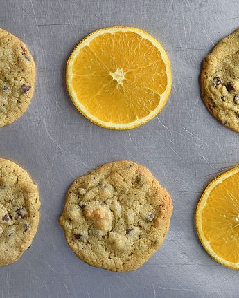 Orange Chocolate Chip Cookies Recipe | shewearsmanyhats.com