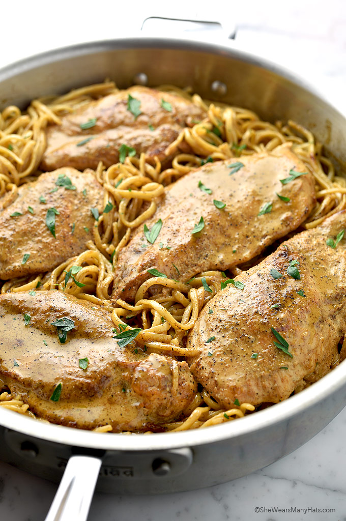 Chicken Lazone Pasta Recipe - She Wears Many Hats