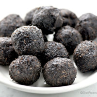 Dark Chocolate Coconut Bites
