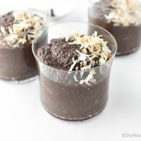 Chocolate Chia Pudding Recipe | shewearsmanyhats.com