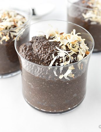 Chocolate Chia Pudding Recipe | shewearsmanyhats.com