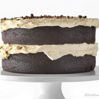 Chocolate Stout Cake with Espresso Buttercream