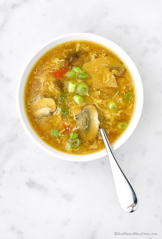 Easy Hot and Sour Soup Recipe | She Wears Many Hats