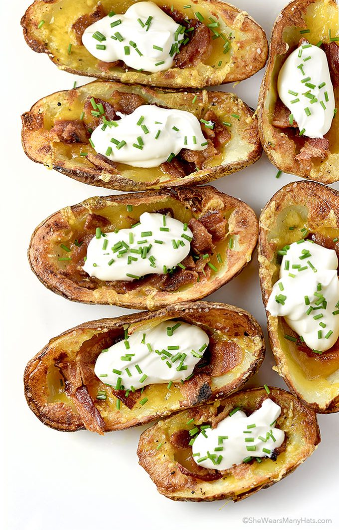 Potato Skins Recipe She Wears Many Hats