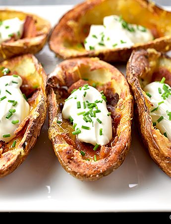Potato Skins Recipe | shewearsmanyhats.com