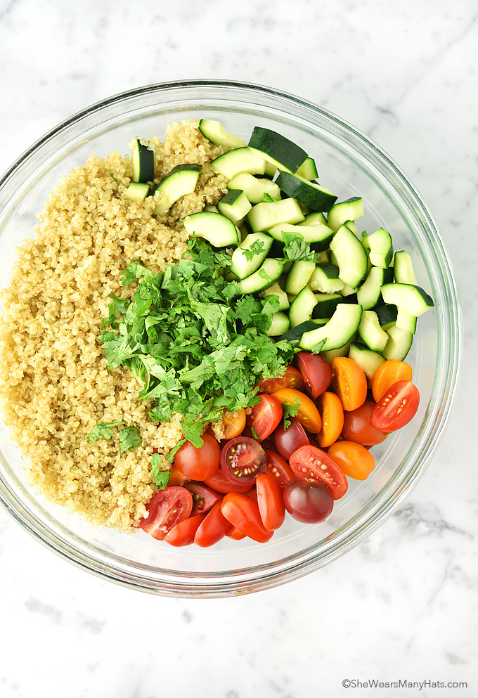 Cucumber and Tomato Quinoa Salad Recipe – Yummy Recipes