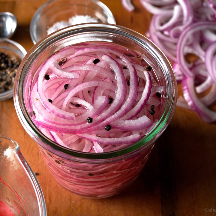 jar of pickled red onion recipe